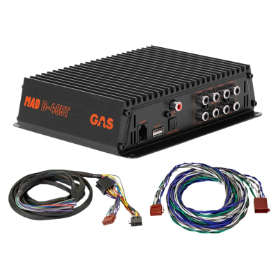 GAS MAD D-48BT, 8-Kanal-Audioprozessor/DSP für Autos mit ISO/universal