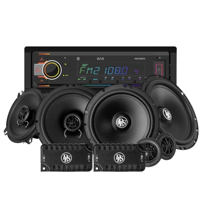 GAS MAD M120-BTD mit DLS Performance-Lautsprechern, Autoradio-Paket