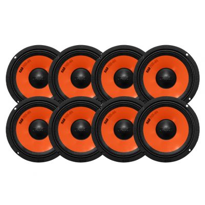 8er-Pack GAS MAD PM1-64, 6,5-Zoll-Mitteltöner
