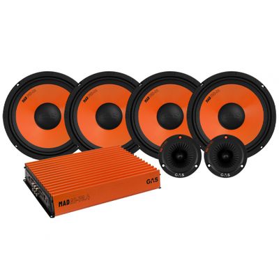 4er-Pack MAD PM1-84 mit MAD PT1-254 SPL-Paket, mittel