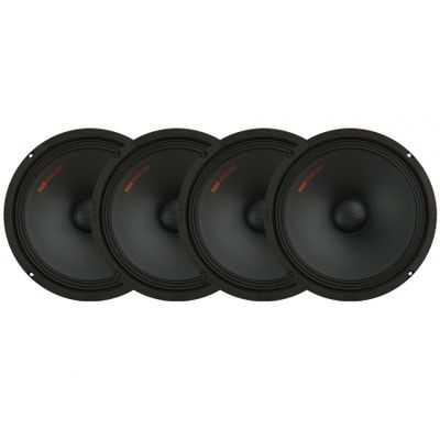 4er-Pack GAS MAD PM2-104, großartige 10-Zoll-Mitteltöner