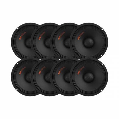 8er-Pack GAS MAD PM2-64, großartige 6,5-Zoll-Mitteltöner