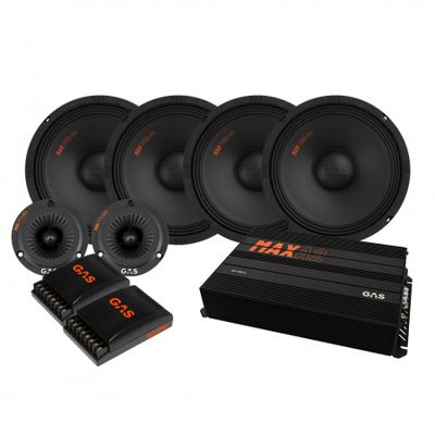 4er-Pack GAS MAD PM2-84 SPL mit Verstärker, mittel