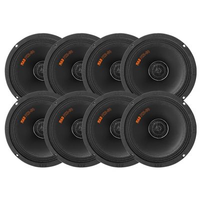 8er-Pack GAS MAD PX2-64, großartige 6,5-Zoll-Koaxiallautsprecher