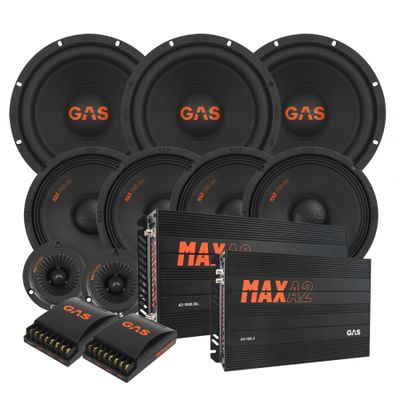 GAS MAD S2-8D2 mit MAD PM2-84, komplettes SPL-Paket für Amis