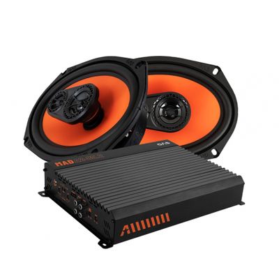 GAS MAD X2-694 Koaxiallautsprecher & MAD A2-85.2, Hutablagenpaket