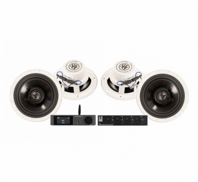 Dynavoice CA802BT mit SC4B & 2 Paar DLS Marine 226i