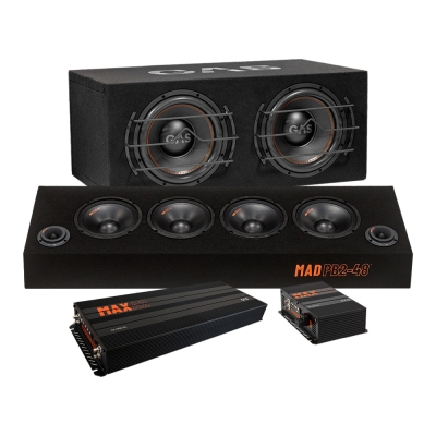 GAS MAX B1-212 Raggarpaket mit MAD PB2-48 und Verstärker