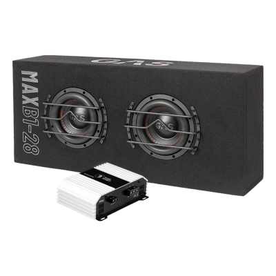 GAS MAX B1-28 mit Bass Habit SP12001FR, 2x8 Basspaket
