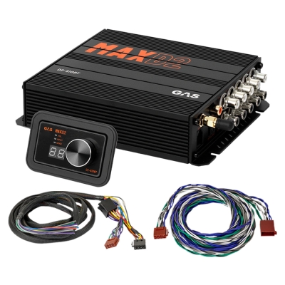 GAS MAX D2-610BT, 10-Kanal Klangprozessor/DSP für Autos mit ISO/Universal