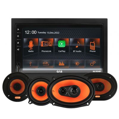 GAS MAX MV240-BT & GAS MAD X2-Lautsprecher, Car-Audio-Paket