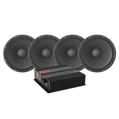 4er-Pack GAS MAX PM2-84 mit MAX PA1-1500.2DZ1, SPL-Paket