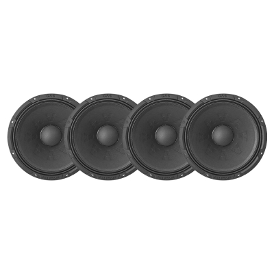 4er-Pack GAS MAX PM2-84, 8-Zoll-Mittelbass/Mitteltöner