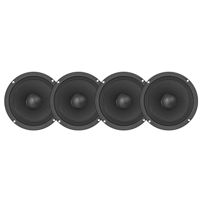 4er-Pack GAS MAX PMW1-64N, 6,5-Zoll-Neo-Mittelbasslautsprecher