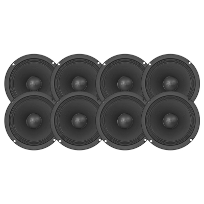 8er-Pack GAS MAX PMW1-64N, 6,5-Zoll-Neo-Mittelbasslautsprecher
