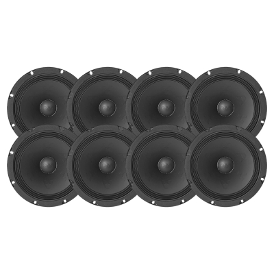 8er-Pack GAS MAX PMW1-84N, 8-Zoll-Neo-Mittelbasslautsprecher