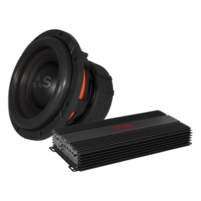 GAS MAX S1-10D2 mit Bass Habit RA3600W, 1x10"-Basspaket