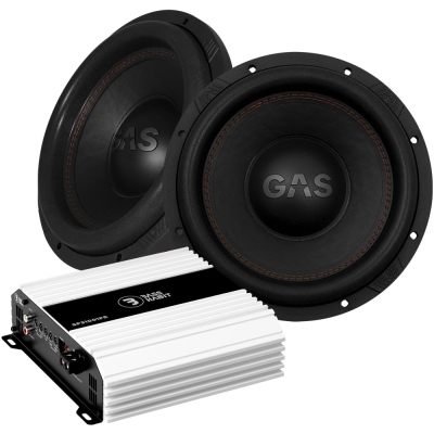 2er-Pack GAS MAX S1-12D1 mit Bass Habit SP31001FR, 2x12 Basspaket