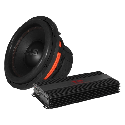 GAS MAX S1-12D2 mit Bass Habit RA3600W, 1x12 Basspaket