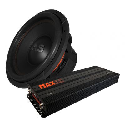 GAS MAX S1-15D2 & MAX A2-1500.1D, Basspaket