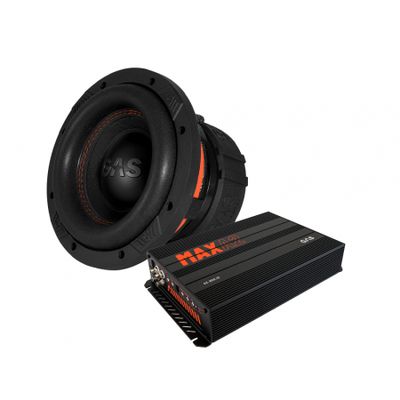 GAS MAX S1-8D1 & MAX A2-800.1D, Basspaket