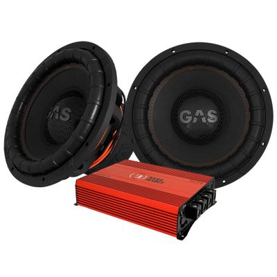 2er-Set GAS MAX S2-15D1 & SPL ELITE 5100.1DF, Basspaket