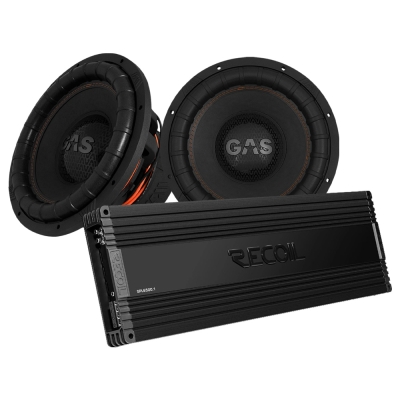 2er-Pack GAS MAX S2-15D1 mit Recoil SPL6500.1, 2x15