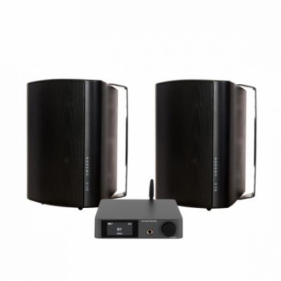 Dynavoice CA802BT & DLS MB6i Außenlautsprecher, schwarz