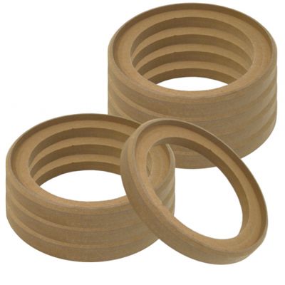 8er-Set versenkte MDF-Ringe, 8 Zoll