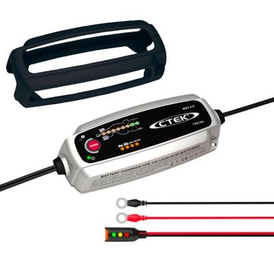 CTEK Batterieladegerät MXS 5.0 12V mit Bumper 60 & Comfort Indicator Eyelet