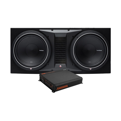 Rockford Fosgate P1-2x12 & GAS MAD A2-1200.1DFL, Bass-Paket