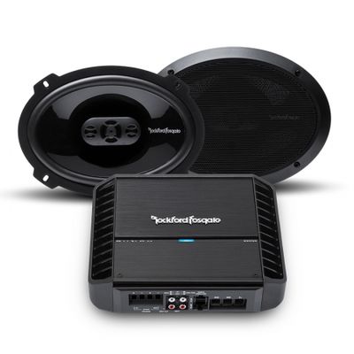 Rockford Fosgate P300X2 mit P1694 Lautsprecher-Paket