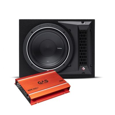 ROCKFORD FOSGATE P1-1x12 mit GAS BEAT 500.1