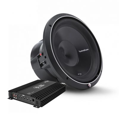 Rockford Fosgate Punch P3D2-12 & Bass Habit Play Power 600.1, Bass-Paket