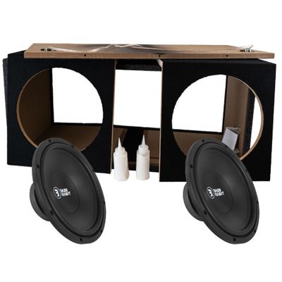 2er-Pack Bass Habit PL300 2x12-Zoll-Bassgehäuse, als Bausatz