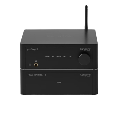 Tangent PreAmp III und PowerAmpster III, kompaktes Stereo-Set