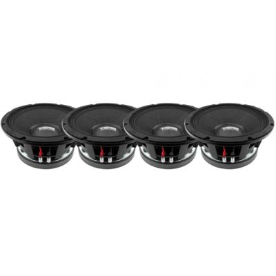 4er-Pack DS18 Pancadão PRO-1.5KP10.4, extremer 10-Zoll-Midbass
