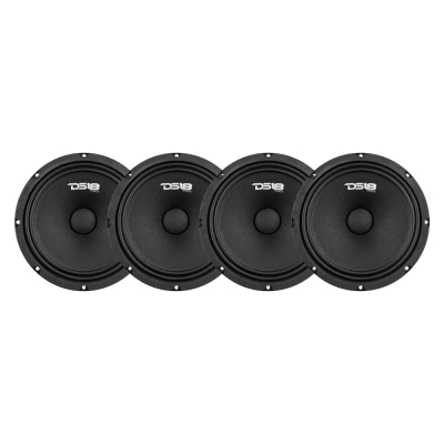 4er-Pack DS18 PRO-GM8.4, 8-Zoll-Midbass