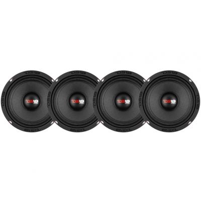 4er-Pack DS18 PRO-X6.4M, 6,5-Zoll-Midbass