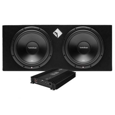 Rockford Fosgate R2-2X12 & Play Power 600.1, Basspaket