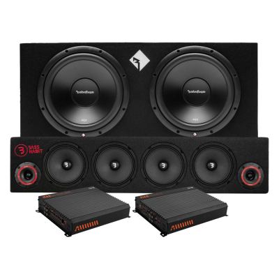 Rockford Fosgate R2-2X12 mit SPL64, Raggar-Paket