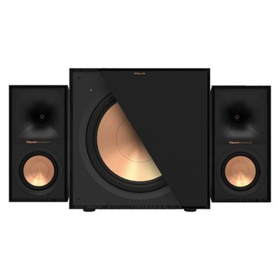 Klipsch R-50M und R-121SW 2.1-Lautsprecherpaket, schwarz