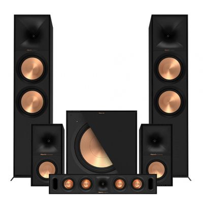 Klipsch R-800F 5.1-Lautsprecherpaket, schwarz