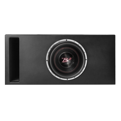 Bassreflex-Subwoofergehäuse 1x12 Zoll mit B2 RAGE 12D1 V4