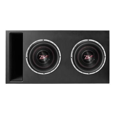 Bassreflex-Comp-Gehäuse 2x12 Zoll mit 2x B2 RAGE 12D2 V4