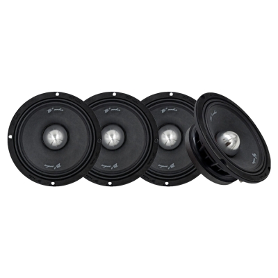4er-Pack B2 Audio RAGE8PV3, 8 Zoll Midbass