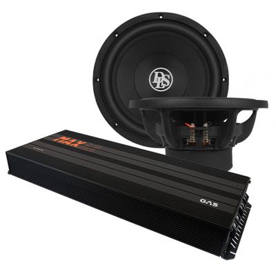 2er-Pack DLS Reference RCW12.D2 und GAS MAX A2-2500.1DL, Basspaket
