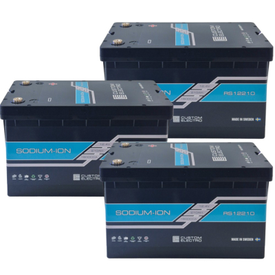 Batteriepack, 3er-Pack CustomElectro RS 12-210 Sodium-Ion