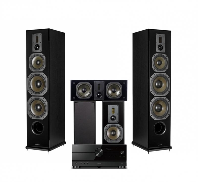 Yamaha RX-A4A mit Dynavoice Definition Lautsprechern, 5.1 Heimkino-Paket