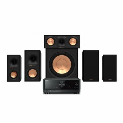 Yamaha RX-V4A & Klipsch Reference R-50M 5.1 Heimkino-Paket, schwarz